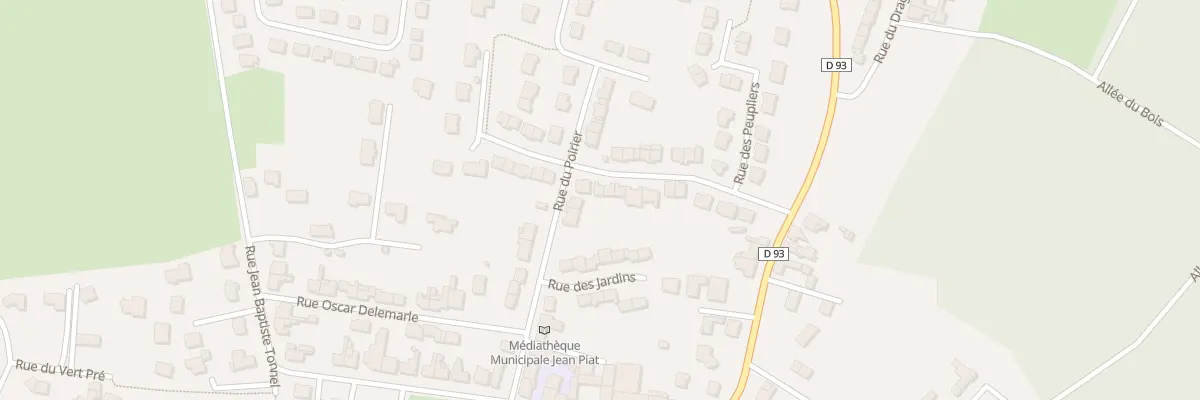 Plan du 2 Rue du Merisier à Wannehain