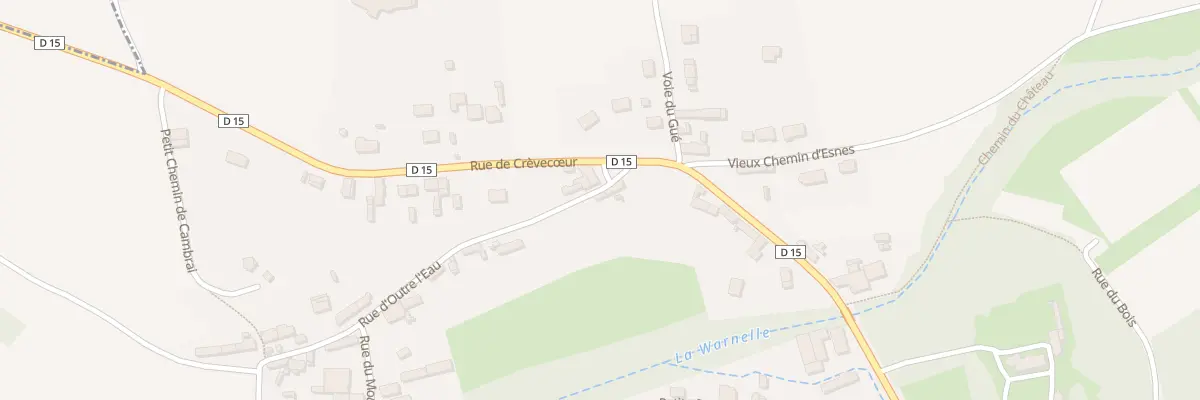 Plan du 1 Rue d’Outre l’Eau à Lesdain