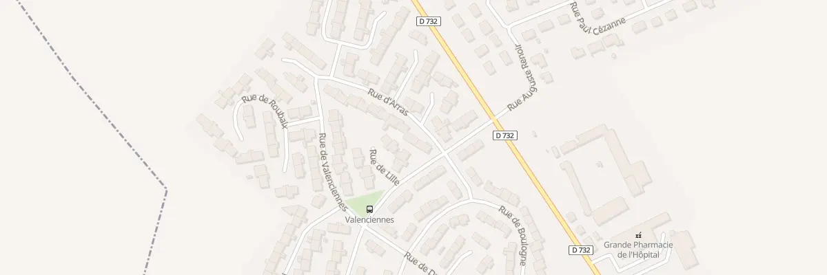 Plan du 3 Rue d’Arras à Saint-Quentin