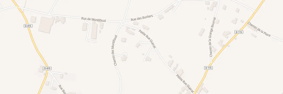 Plan du 23 Ptr Petite Rue Guerat à Saulcet