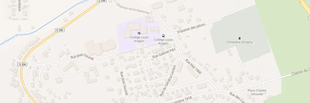 Plan du 7 Rue Gabriel Péri à Imphy