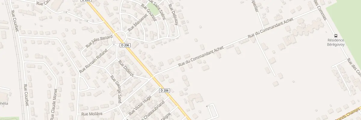 Plan du 5 Rue du Cdt Achet à Imphy