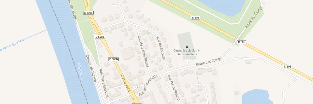 Plan du 5 Rue du Bordeau à Saint-Denis-lès-Sens