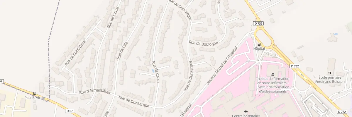 Plan du 31 Rue de Calais à Saint-Quentin