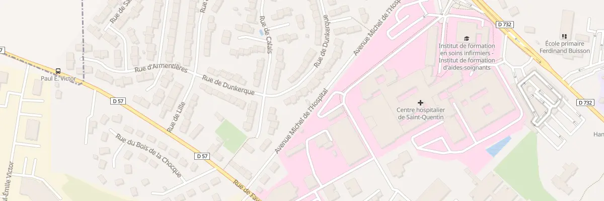 Plan du 81 Rue de Dunkerque à Saint-Quentin