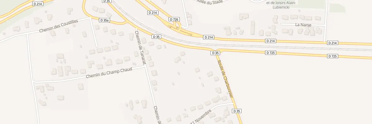 Plan du 16 Rte de Charbonnier au Breuil-sur-Couze