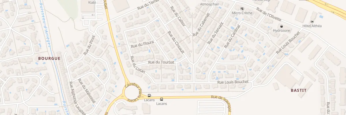 Plan du 19 Rue du Mourvèdre à Béziers