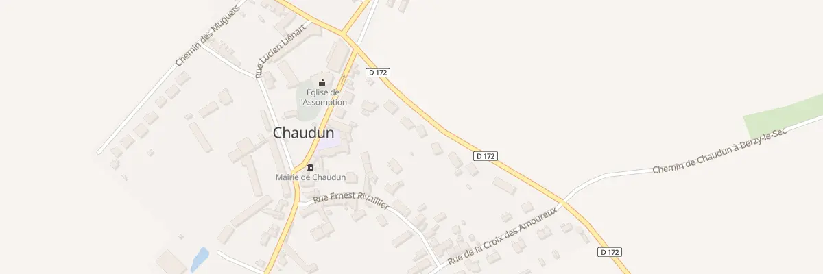 Plan du 10 Rue de l’Abbaye Notre Dame à Chaudun
