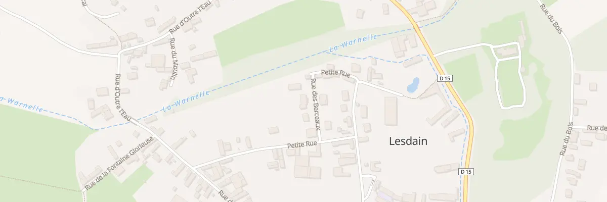 Plan du 10 Rue des Berceaux à Lesdain