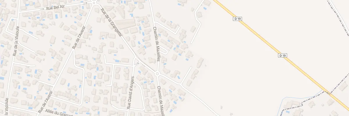 Plan du 4 All Alphonse Daudet à Sauvian