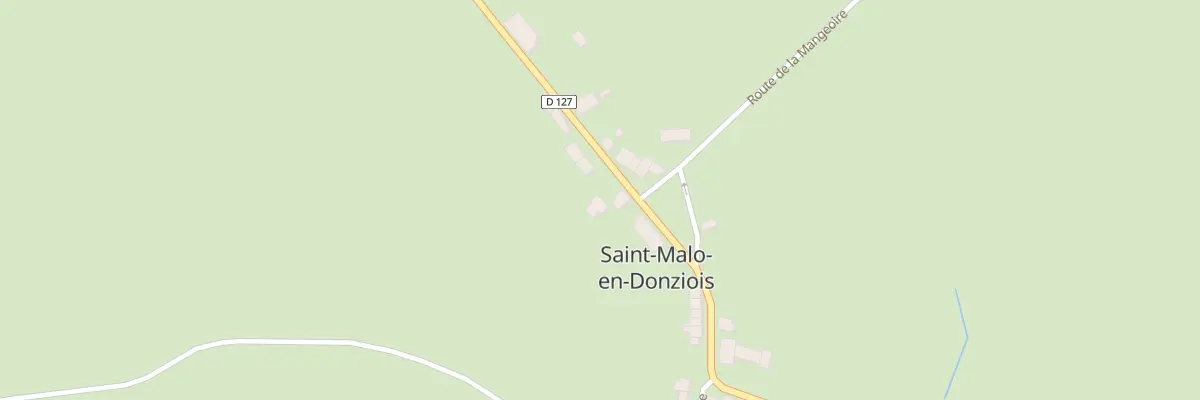Plan du 33 Rte Lucie Aubrac à Saint-Malo-en-Donziois