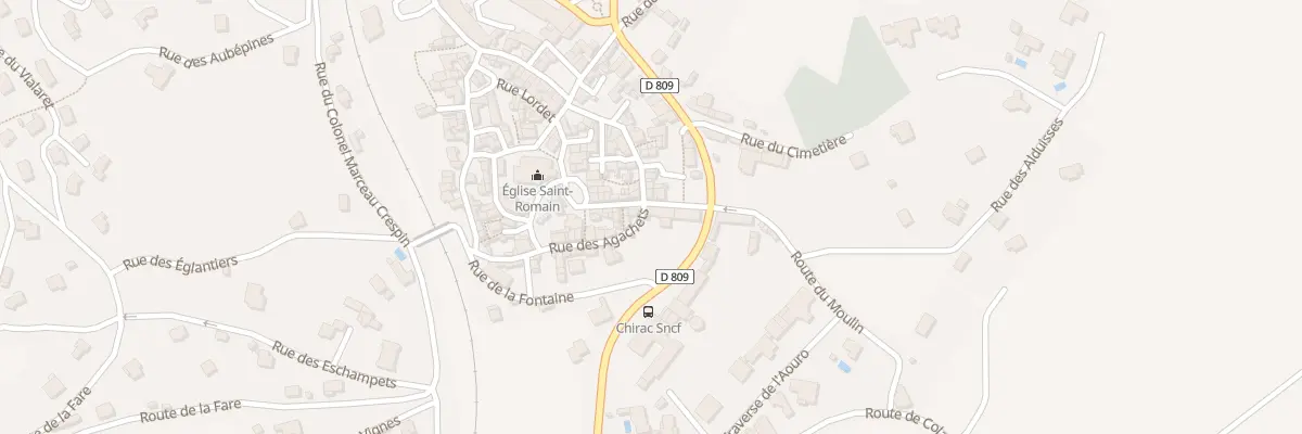 Plan du 1 Rue des Agachets à Bourgs sur Colagne