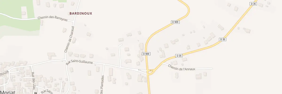 Plan du 3 Rte de Saint-germain à Moriat