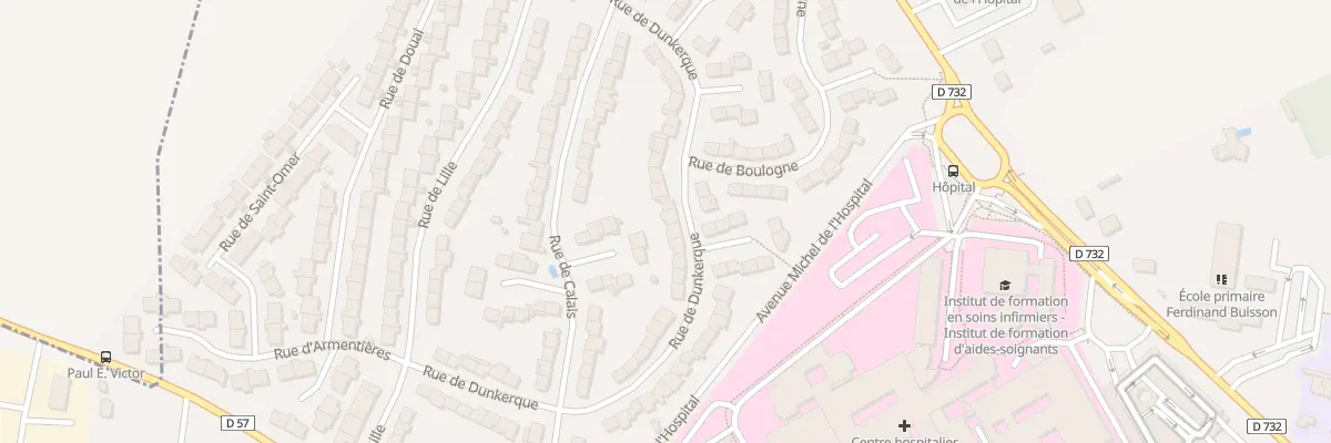 Plan du 28 Rue de Dunkerque à Saint-Quentin