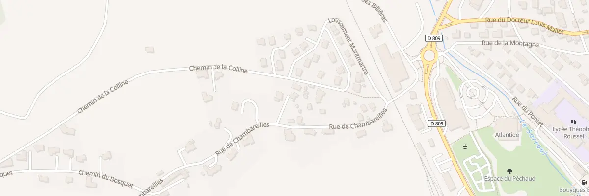 Plan du 9 Rue de Chambareille à Saint-Chély-d’Apcher
