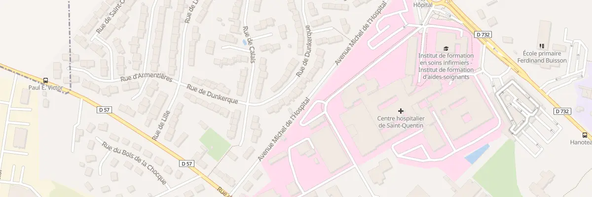 Plan du 77 Rue de Dunkerque à Saint-Quentin