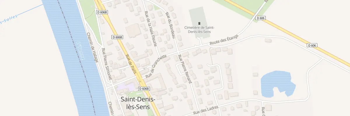 Plan du 21 Rue Pierre Renard à Saint-Denis-lès-Sens