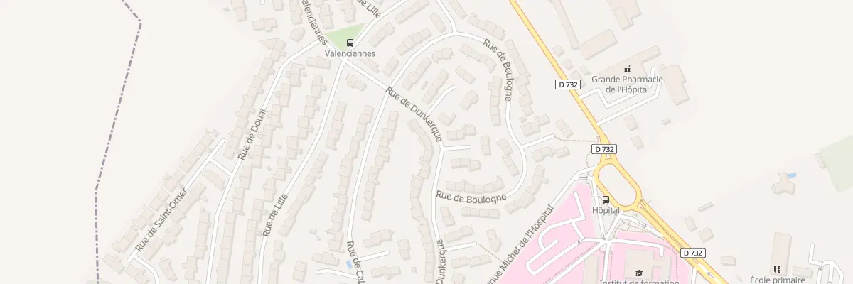 Plan du 10 Rue de Dunkerque à Saint-Quentin
