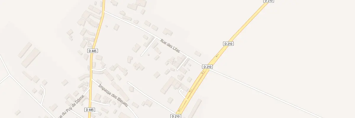 Plan du 14 Rue des Lilas à Thuret