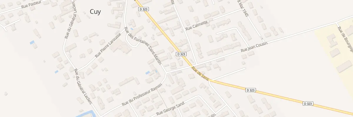 Plan du 5 Rue Georges Cerneau à Cuy