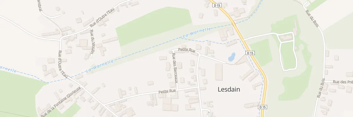 Plan du 5 Rue des Berceaux à Lesdain