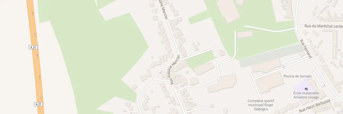Plan du 35 Rue Antoine Mercier à Somain