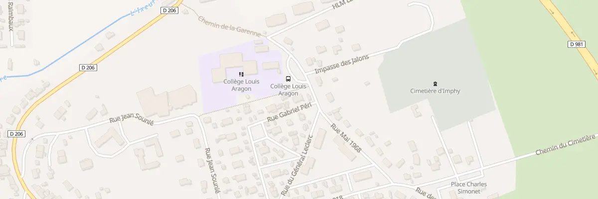 Plan du 11 Rue Gabriel Péri à Imphy