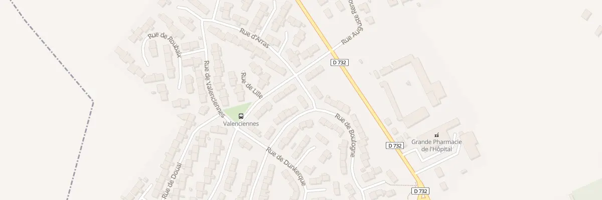 Plan du 2 Rue de Maubeuge à Saint-Quentin