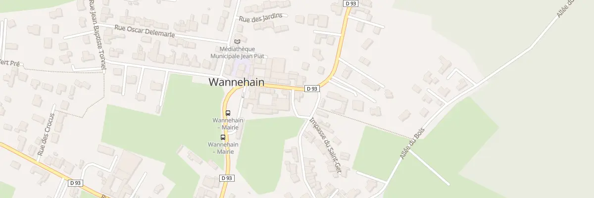 Plan du 10 Rue de l’École à Wannehain