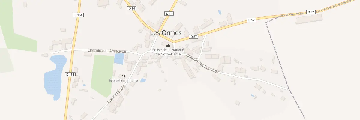 Plan du 56 Les Ormes aux Ormes