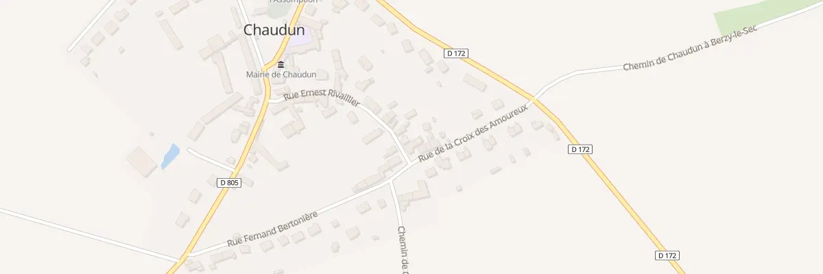 Plan du 7 Rue Ernest Rivaillier à Chaudun