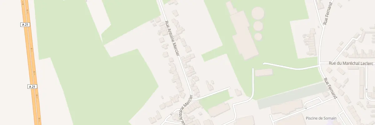 Plan du 64 Rue Antoine Mercier à Somain