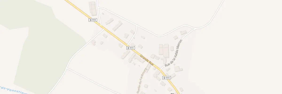 Plan du 7 Grande Rue à Chartronges