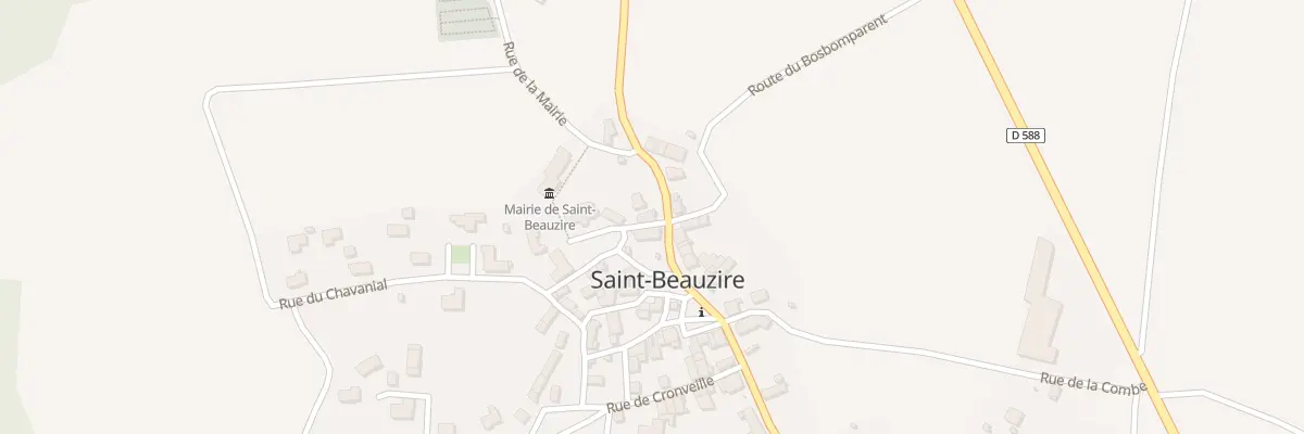 Plan du 2 Rue du Presbytère à Saint-Beauzire