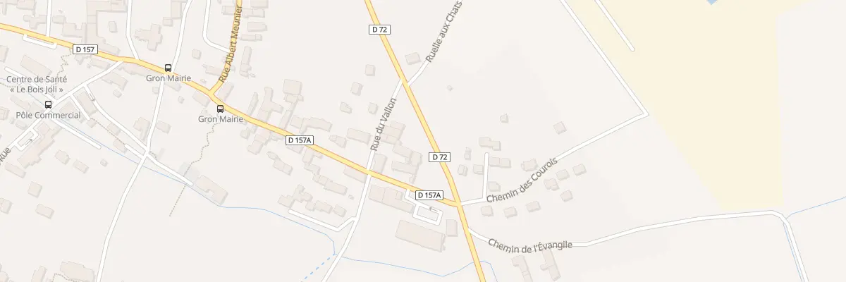 Plan du 34 Rte de Sens à Gron