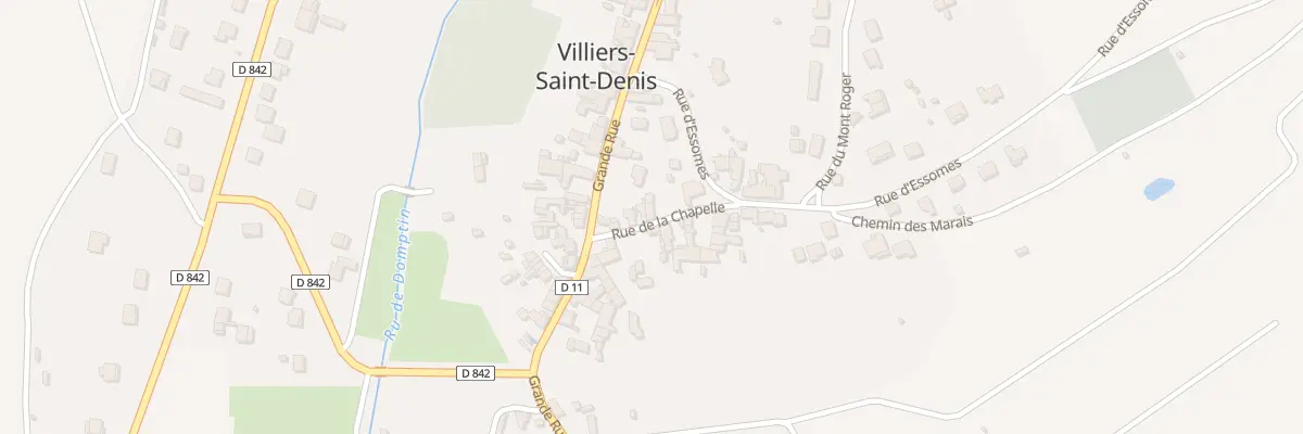 Plan du 3 Rue de la Chapelle à Villiers-Saint-Denis