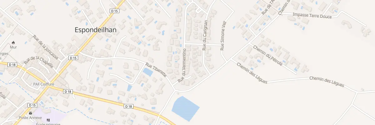 Plan du 70 Rue du Vermentino à Espondeilhan