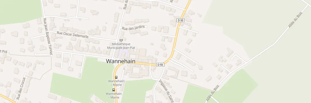 Plan du 7 Rue de l’École à Wannehain