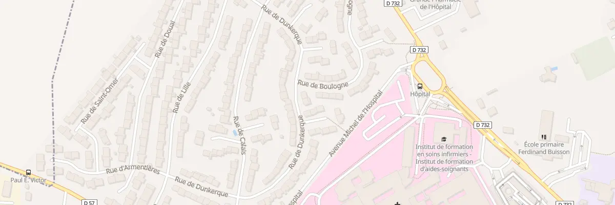 Plan du 41 Rue de Dunkerque à Saint-Quentin
