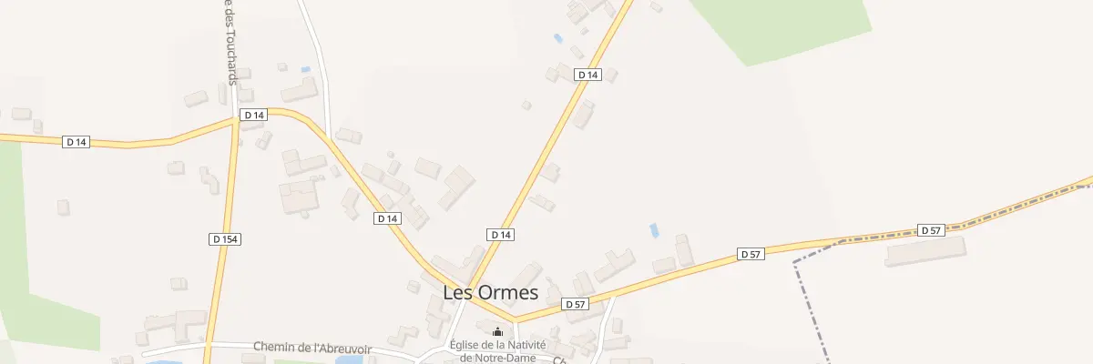 Plan du 34 Rte d’Aillant sur Tholon aux Ormes
