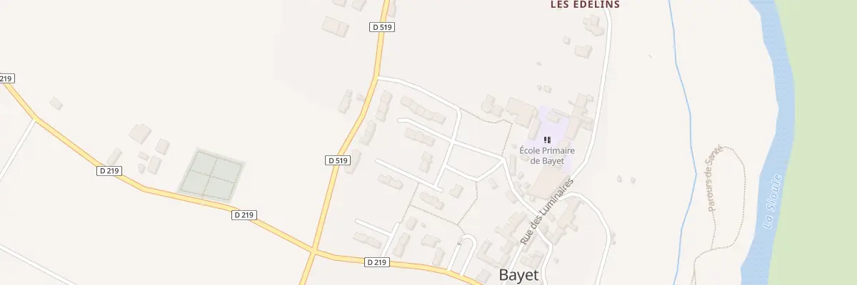 Plan du 20 All des Tilleuls à Bayet