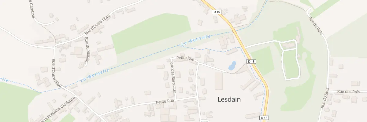 Plan du 3 Rue des Berceaux à Lesdain
