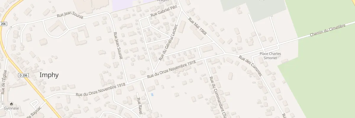 Plan du 31 Rue du Onze Novembre 1918 à Imphy