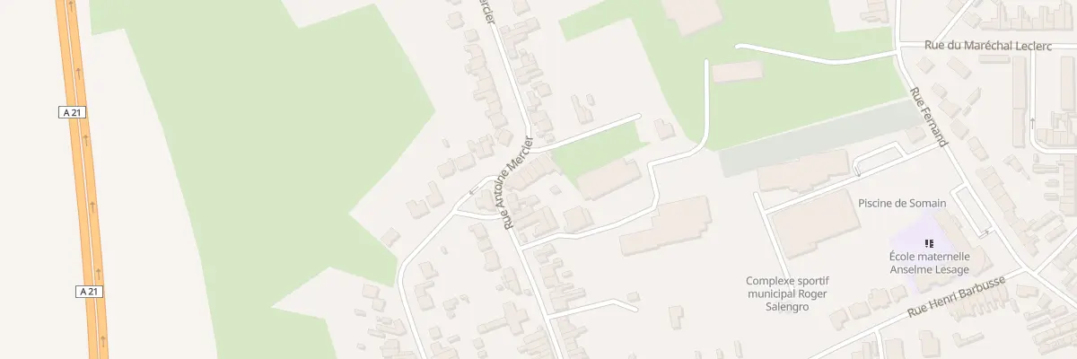 Plan du 44 Rue Antoine Mercier à Somain