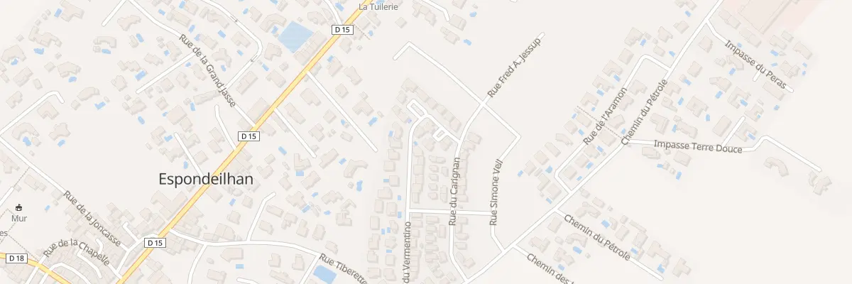 Plan du 280 Rue du Vermentino à Espondeilhan