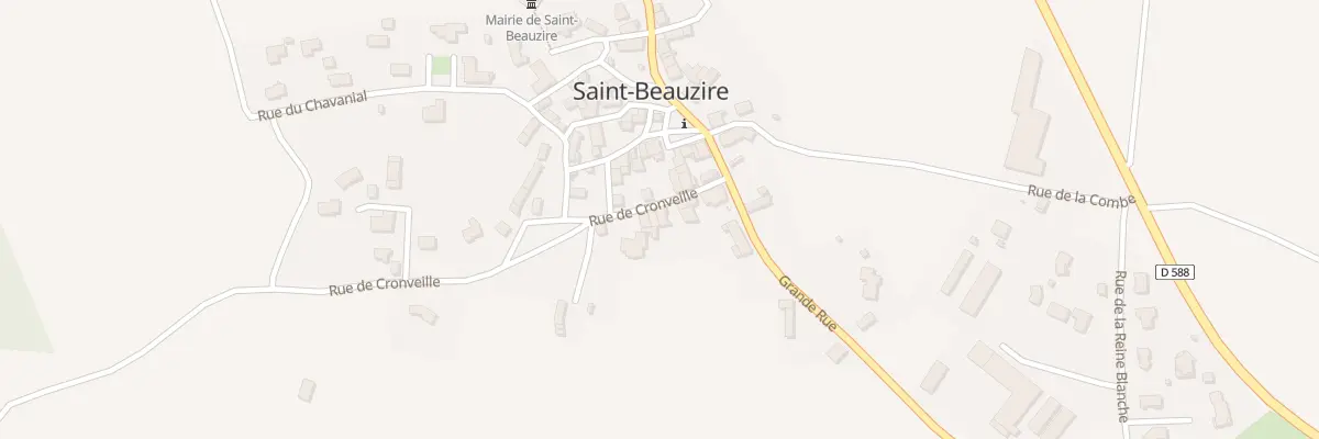 Plan du 5 Rue de Cronveille à Saint-Beauzire