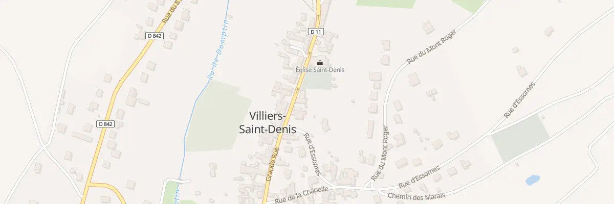 Plan du 58 Gr Grande Rue à Villiers-Saint-Denis