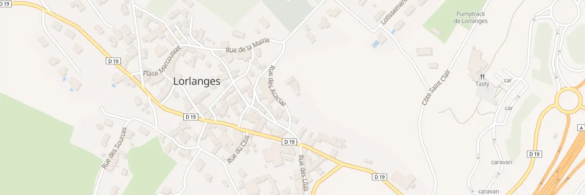 Plan du 4 Rue des Acacias à Lorlanges
