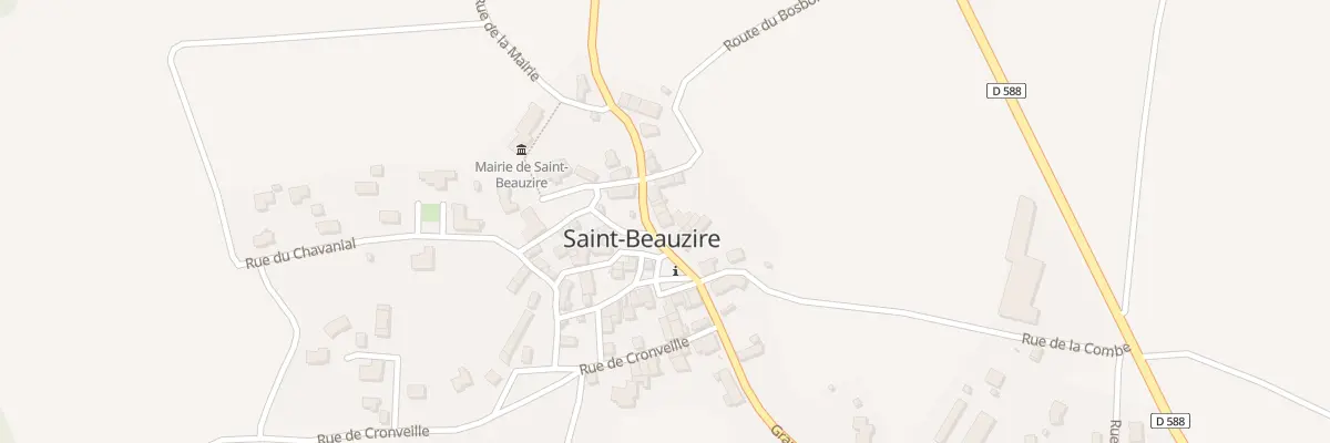 Plan du 13 Grand Rue à Saint-Beauzire