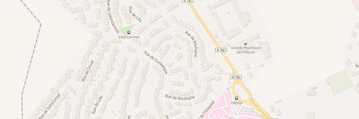 Plan du 19 Rue de Dunkerque à Saint-Quentin